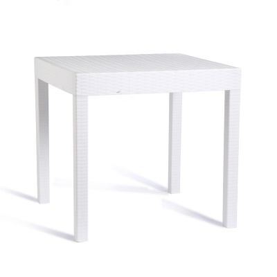 Wholesale Portable Outdoor Camping White Plastic dining square table
